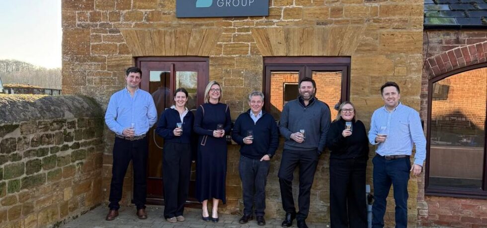 Image of Northampton Office Team outside the new Ceres Group Northampton Office