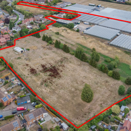 Image of redline plan for Land South of Bretforton Road, Badsey