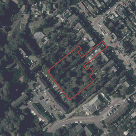 Image of red outline plan